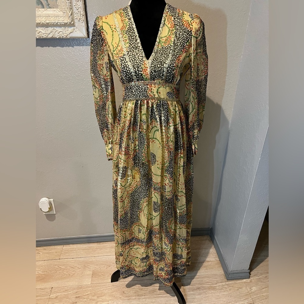 1960’s vintage bergdorf Goodman maxi dress - Picture 3 of 16